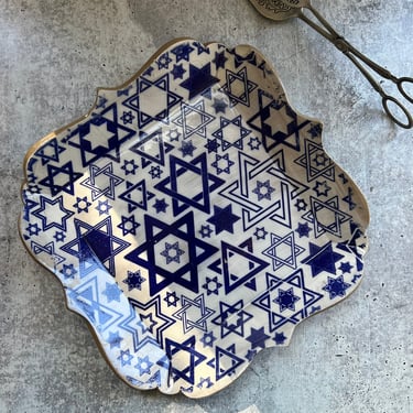 Passover Matzah Plate, Passover Gift, Judaica gift, 