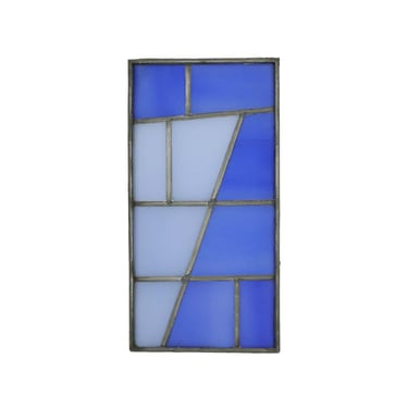 Dark & Light Blue Robert Sowers JFK Airport Stained Glass Window