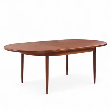 G Plan Mid Century Teak Hidden Leaf Expanding Dining Table - mcm 