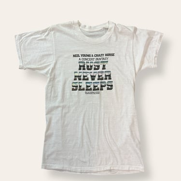 Vintage 1970’s Neil Young Rust Never Sleeps T-shirt