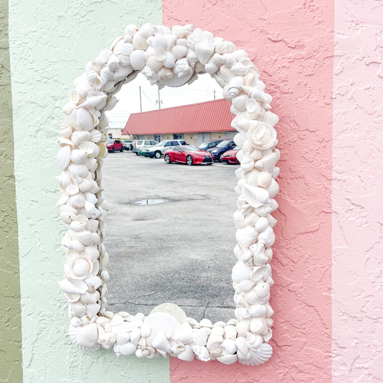Sanibel Island Shell Mirror | Palm Beach Regency - Lake Park, FL | ATTIC