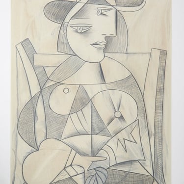 Femme aux Mains Jointes (Marie-Therese Walter), Pablo Picasso (After), Marina Picasso Estate Lithograph Collection 