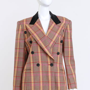 Houndstooth Double Breasted Jacket