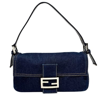 Fendi Denim Baguette Bag