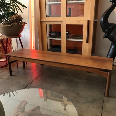 Vintage Walnut Bench/Coffee Table