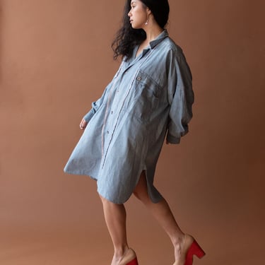 Chambray Shirtdress | Plantation Issey Miyake 