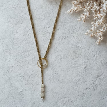 Necklace | Happy (White)