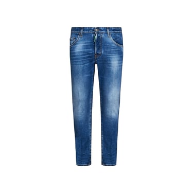 Dsquared2 Cotton Denim Skater Jeans Men