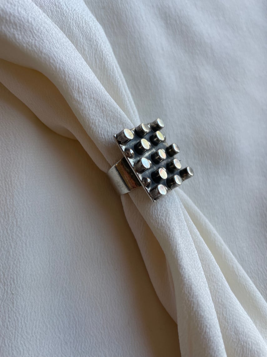 1970s Brutalist Chunky Ring R100 | Erin Templeton | Vancouver, BC