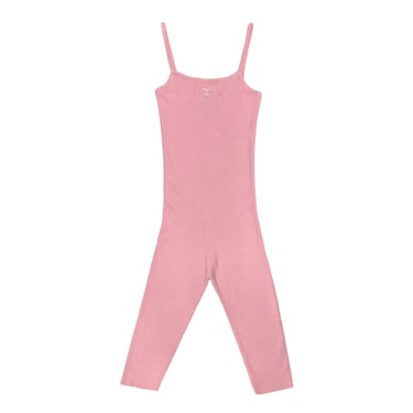 Chanel Pink Cashmere Logo Playsuit