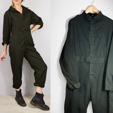 Unisex British Army Coveralls Workwear / Overalls / Jumpsuit / Boilersuit Green 