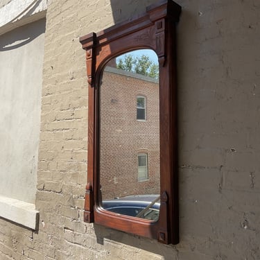 Walnut Eastlake Mirror