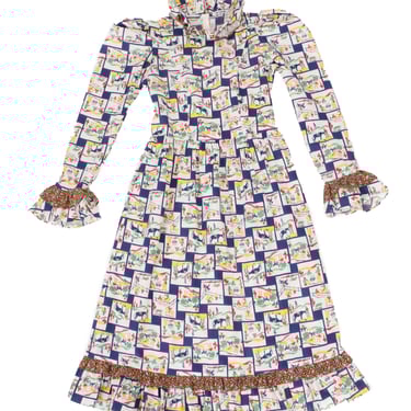 Batsheva Western Print Dress