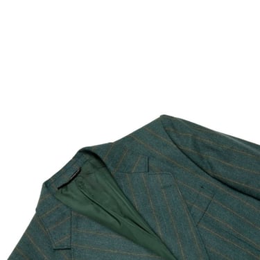 Sundazed 70s Dormeuil Wool Flannel Pinstripe Blazer - Green