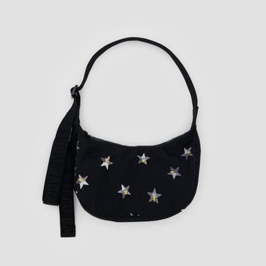 Small Nylon 
Crescent Bag in Stars