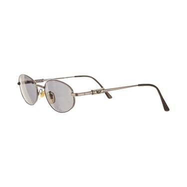 Versace Black Oval Sunglasses