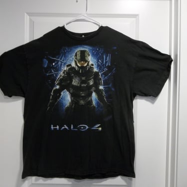 Vintage T-shirt Halo 4 2000s XL Distressed Faded 