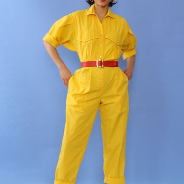 Banana Yellow Jumpsuit S/M