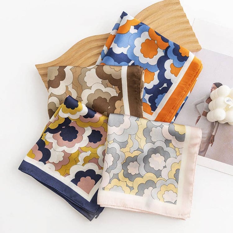 Floral Square Scarf