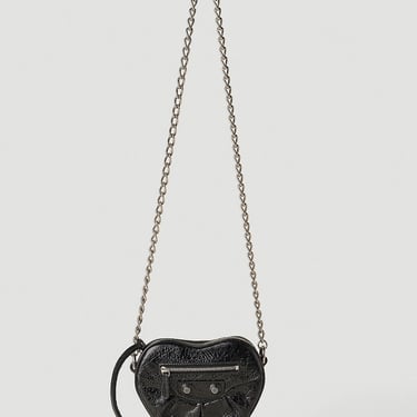 Balenciaga Women Cagole Heart Shoulder Bag