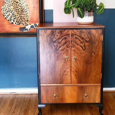 Shipping is not free* Art deco bar cabinet 