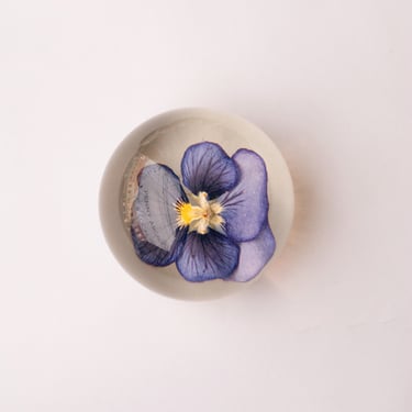 Pansy Paperweight