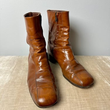 70s mens NUNN BUSH sz 8 ankle boots / vintage 1970 | Ritual  display picture 3