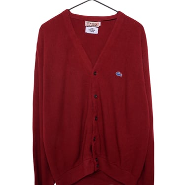 Burgundy Lacoste Cardigan