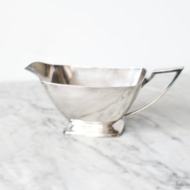 Vintage Silver Plated Gravy Boat 