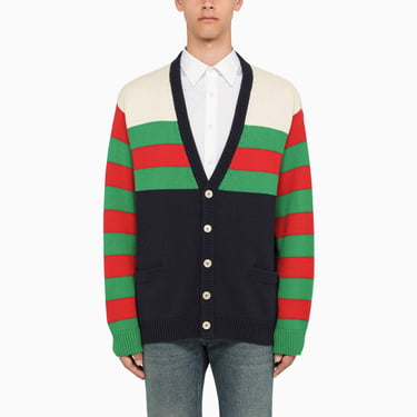 Gucci Multicoloured Striped Cardigan