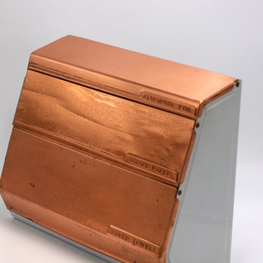 vintage Lincoln beauty ware wax paper aluminum foil holder 