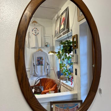 Wood Frame Accent Mirror 