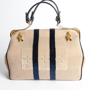 Caravel Twill Block Stripe Bag