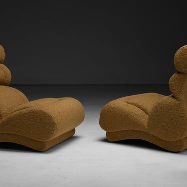 Boucle Lounge Chairs