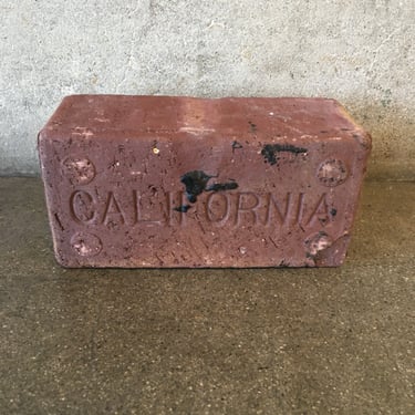 100 Year Old Highway Brick Paver "California"