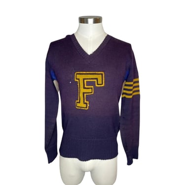 1930s men’s letterman sweater 