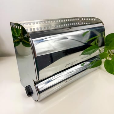 Chrome Lincoln BeautyWare Paper Dispenser, 1950s Lincoln Beauty, Aluminum Foil, Waxed Paper, Paper Towels, Wall Mount Dispenser, MCM Home 