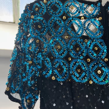 80’s Sténay Sequin Dress 