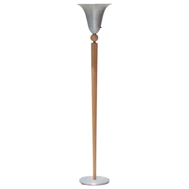 Art Deco Torchiere Floor Lamp by Russel Wright 