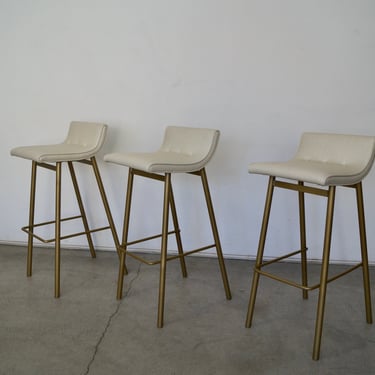 1950's Mid-century Modern Bar Stools - Set of 3 