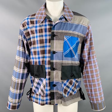 Vintage 40s Merrill Woolens Shadow Plaid Wool Western Jacket