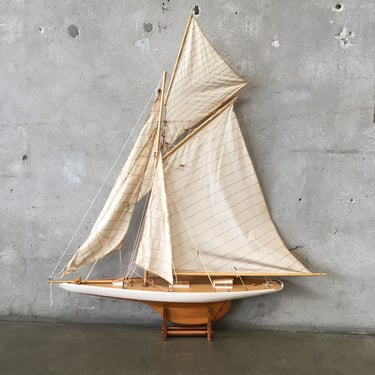 Large Sailboat Model