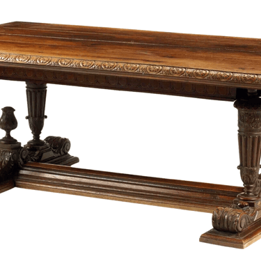 Antique Table, Dining, Renaissance Revival, Carved Wood, 19th C., 1800s!!