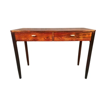 Vintage Danish Mid Century Modern Rosewood Entry Way Console Table 