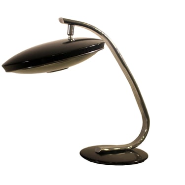 Mid Century Modern FASE Black Desk or Table Lamp 
