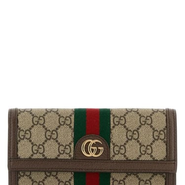 Gucci Women Gg Supreme Fabric Ophidia Wallet