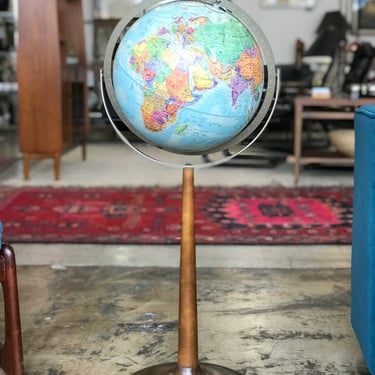 Vintage Replogle Globe on Stand