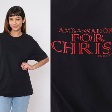 Vintage Ambassador for Christ Shirt 2 Corinthians 5:20 Bible Quote Shirt 90s Tshirt Christian T Shirt 1990s Graphic Religious Gospel Medium 