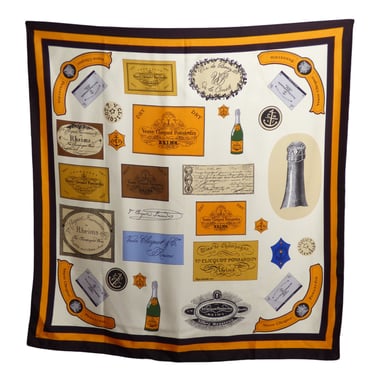 Veuve Clicquot Silk Twill Scarf