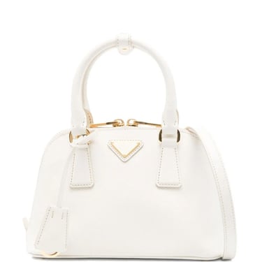 Prada Women Promenade Saffiano Leather Handbag